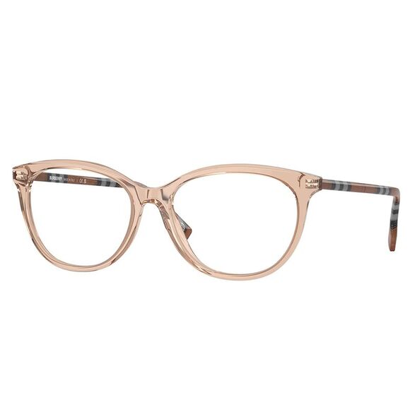 Burberry BE 2389 4088 Peach Plastic Irregular Eyeglasses 52mm - Picture 1 of 3
